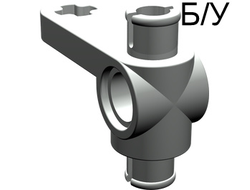 ! Б/У - Technic, Steering Arm, Light Gray (4261 / 4189316 / 4225506 / 426102) - Б/У