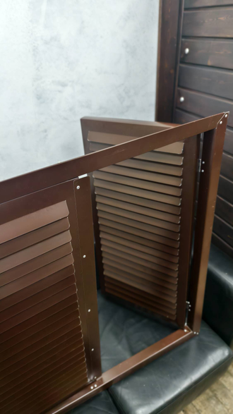 Жалюзийная решетка распашная