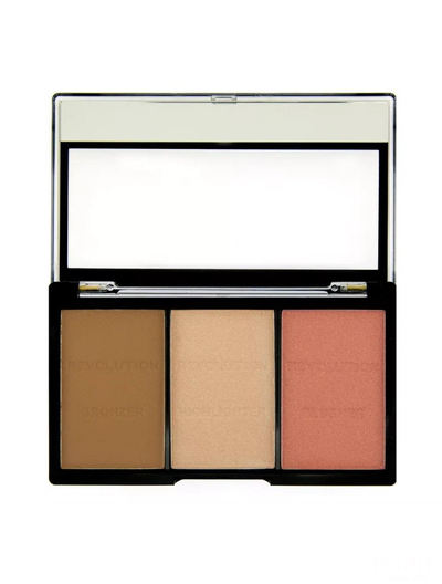 Makeup Revolution Палетка для контурирования Ultra Brightening Contour Kit Ultra Fair C01