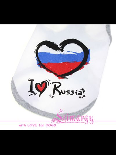 Маечка L-Rus белая