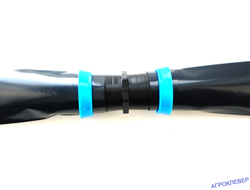 Соединитель для разбрызгивающего шланга 40мм х 40мм подключение