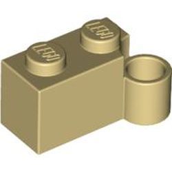 Hinge Brick 1 x 4 Swivel Base, Tan (3831 / 4215138 / 4508650 / 6334219)