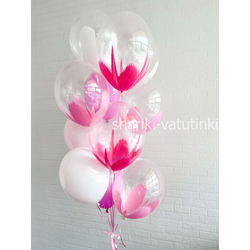 Фонтан 12 шаров "Кисточка"