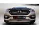 Premium защита радиатора для Hyundai Santa Fe Monte Carlo (2015-) из 2-х частей