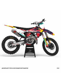GASGAS EC MC 2021 2022 2023 наклейки мотопленка рф графика купить гас гас gasgas