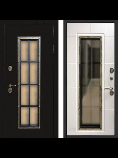 АГОРА. АНТИК МЕДНЫЙ/ ЛИСТВЕННИЦА СВЕТЛАЯ. ДВУХКАМЕРНЫЙ СТЕКЛОПАКЕТ. НАДЕЖНАЯ ВХОДНАЯ ДВЕРЬ