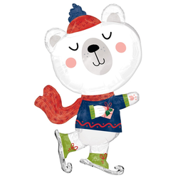 "Мишка белый на коньках"