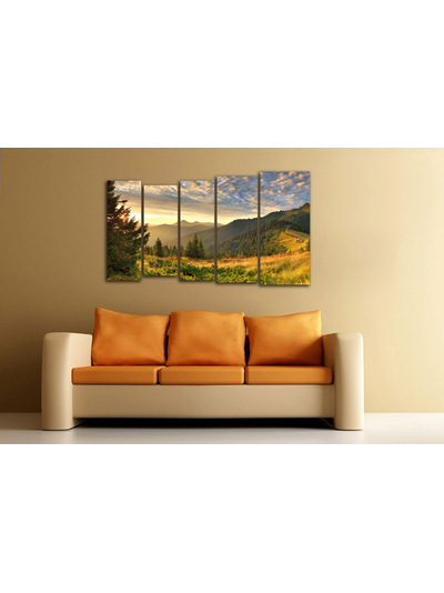 Модульная картина "Солнечные склоны"