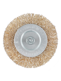 ЕРМАК Щетка металл. со шпилькой для дрели 75мм, плоская, 10 штук
