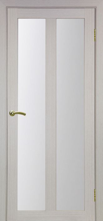 Межкомнатная дверь "Турин-521.22" дуб беленый (стекло сатинато)