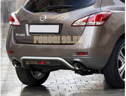 Защита заднего бампера d57 скоба Nissan Murano ( Ниссан Мурано)