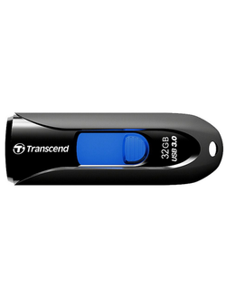 Флеш-память Transcend JetFlash 790, 32Gb, USB 3.1 G1, синий, TS32GJF790K