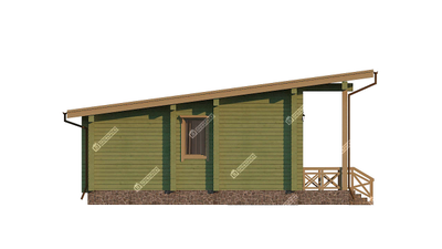 Дом из профилированного бруса "Нарьян-Мар", 60 м2