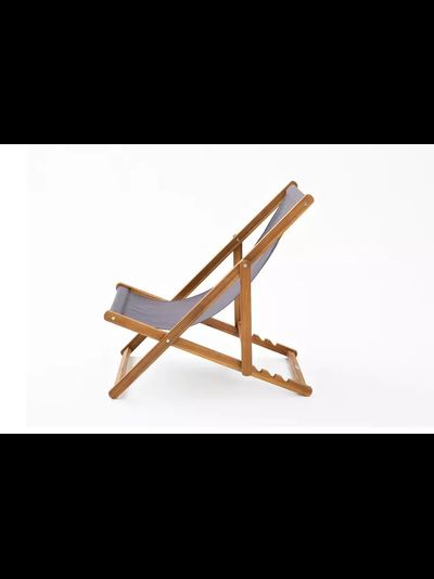 Кресло-шезлонг из акации CAPRI темно-серый