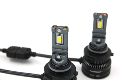 Светодиодные автолампы головного света Aozoom P9/HB3/HB4 (9006/9005) с вентилятором, 12V, 52W, 5500K, чип Korea WT52 (2шт)