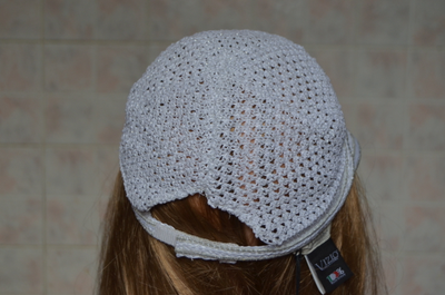 итальянская вязаная бейсболка женская