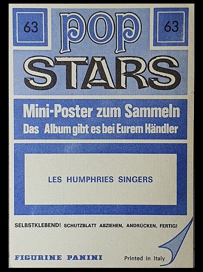 Les Humphries Singers Original Music Card Archive
