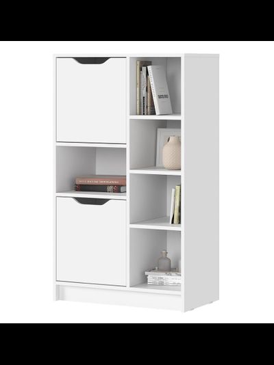 Руна СТЛ 02 Стеллаж Белый/Белый