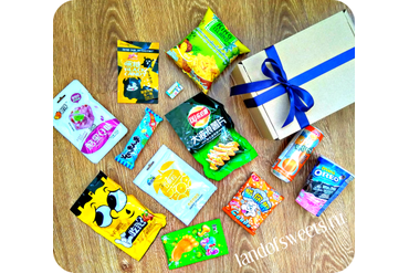 Пример состава азиатской коробочки сладостей