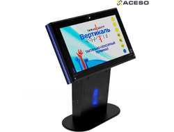 Терминал информационный «Tactile-VERT-1(43)D», тактильно-сенсорный, со стандартным ПО, с кнопкой выз