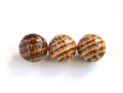 Шар Арагонит полосчатый в ассортименте, Перу (25 мм, 21 г) №13651