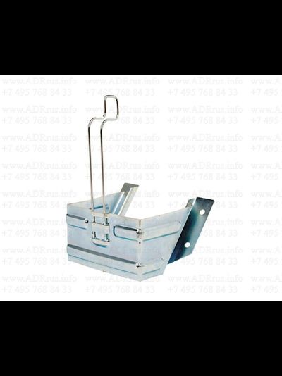 Держатель противооткатного упора 160мм оцинкованный