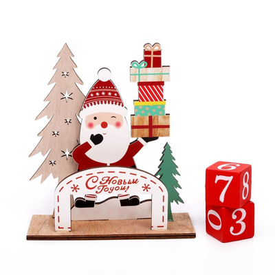 Вечный календарь «С новым годом» 14 × 5,5 × 15,5 см