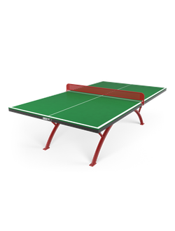 Антивандальный теннисный стол UNIX Line 14 mm SMC (Green/Red)