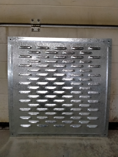 Решетка жалюзийная 720х720