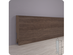 Плинтус МДФ Лука Пл 80 24052 Дуб бомонт