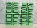 Подставки БП классические, зелёный полистирол (24 подставки)