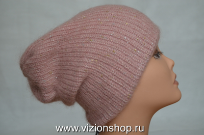 Розовая итальянская шапка Vizio