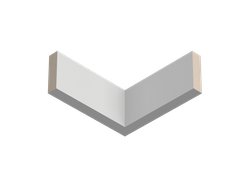 Наличник Ultrawood E2E 9988 i, для дверей, окон, проемов, под покраску, ударопрочный, 2000х57х12мм