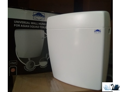 Бачок пластиковый Mega 3022 навесной (кнопка, цепочка, трубы) купить со скидкой в магазине Marysя