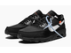 Nike Air Max 90 Off White Black (Черные) сбоку