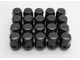 Гайка конус 12*1,25 черный HEX 19