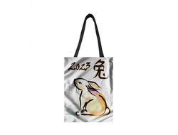 Сумка-шоппер  вертикальная год Кролика №20