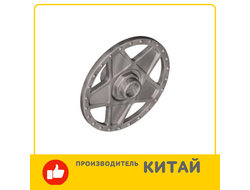 !АНАЛОГ! Wheel Cover 5 Spoke Thick with Edge Bolts - for Wheel 56145, Flat Silver (19215 / 6105951)