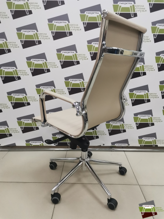 Кресло руководителя Everprof Rio M Экокожа Бежевый