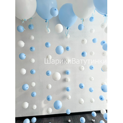 Шары цепочки с пузырями (9шт)
