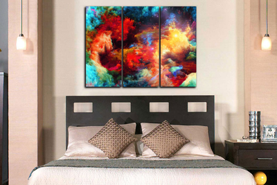 Модульная картина "Волшебный цвет"