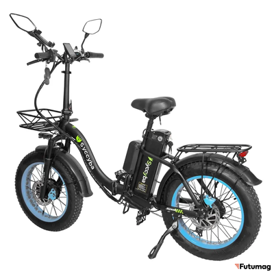Электровелосипед Syccyba H2 DUAL синий