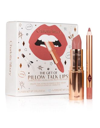 CHARLOTTE TILBURY The Gift of Pillow Talk Lips( 3.5g, 0.8g ) Набор для губ