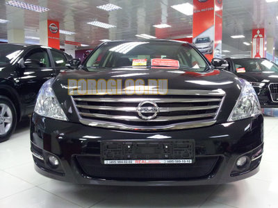 Защита радиатора Nissan Teana 2008-2013 black