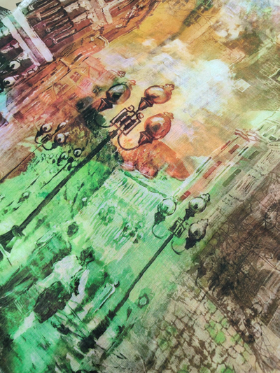 Павловопосадский палантин 10168-10