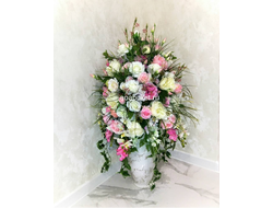 Композиция из искусственных цветов Розовое чудо напольная № НП003