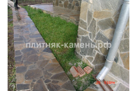 облицовка входной группы натуральным камнем