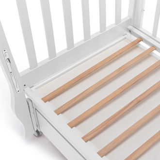 Детская кровать Nuovita Sorriso Swing продольный маятник, Bianco / Белый