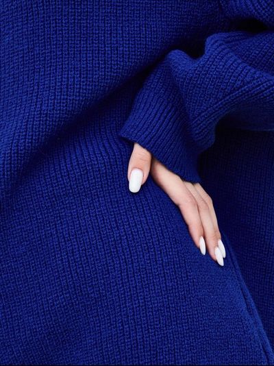 Свитер женский темно-синий