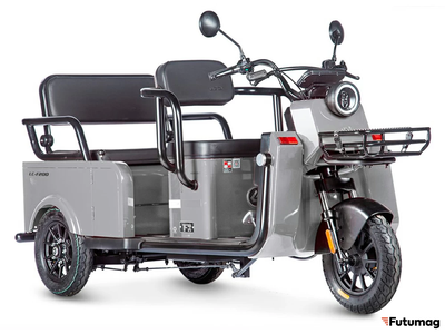 Электротрицикл Wanshida LC-F200 60V 1000Вт серый